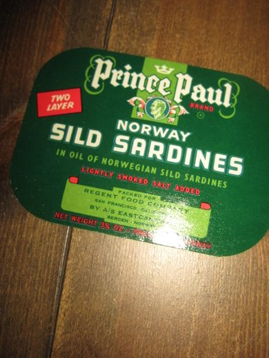 PRINCE PAUL SILD SARDINES.