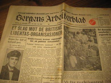 1949 nr 292 16 desember Bergens Arbeiderblad
