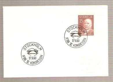 1960 27 6 STOCKHOLM IF88 KONGRESSEN