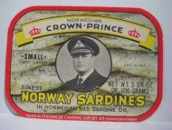 CROWN PRINCE, fra STAVANGER CANNING CO, STAVANGER.
