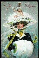Fargekort fra tidleg 1900