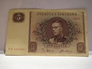 1960 5 KRONOR PE102240