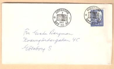 1968 13 1 GØTEBORG GFF 50 ÅR