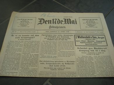 1928 nr 085 Den 17de Mai