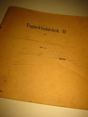 TEGNEKLADDEBOK II 40-50 tallet