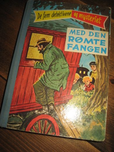 Blyton: De fem detektivene og mysteriet MED DEN RØMTE FANGEN. Bok nr 11, 