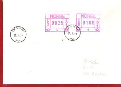 1979 stempla TROMSØ 19 4 79