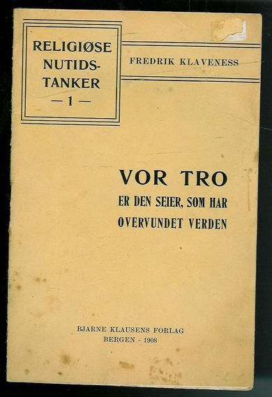 KLAVENES: VOR TRO ER DEN SEIER SOM HAR OVERVUNDET VERDEN 1908