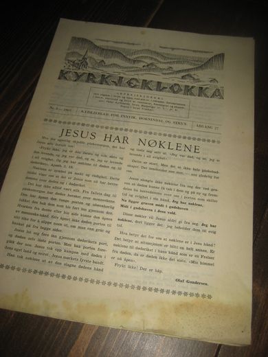 1963 nr 003 KYRKJEKLOKKA