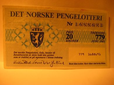 1983 Trekning 779 Nr 1688691
