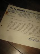 O.A. LUNDE, BYGSTAD. 12. mars 1959.