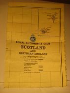 SCOTLAND AND NORTHERN ENGLAND. Fra Royal Automobile Club, 60 tallet.