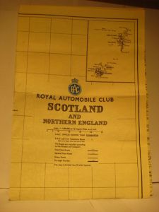 SCOTLAND AND NORTHERN ENGLAND. Fra Royal Automobile Club, 60 tallet.