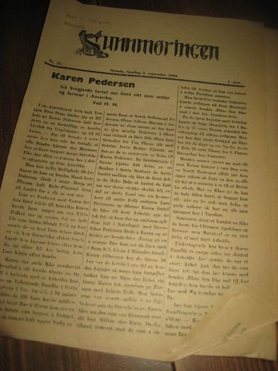 1949 nr 031 Sunnmøringen 3 september