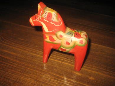 Trehest fra 60 tallet ca 10 cm lang