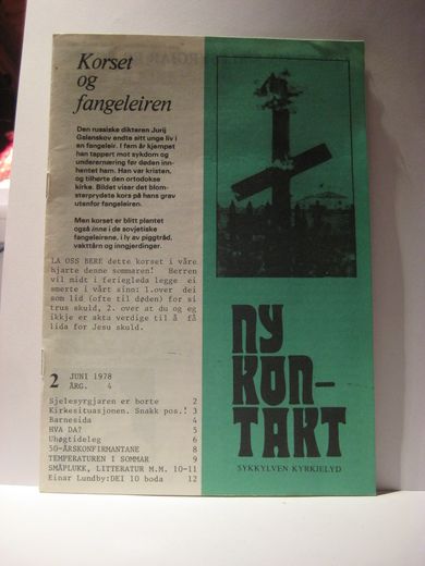 1978 JUNI nr 2 NY KONTAKT