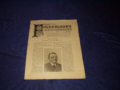 1909 nr 030 Folkebladet