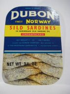 DUBON, fra Holmestrand Sardine Co, Holmestrand.