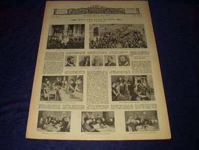 1904 nr 023 Tilæg fra Alleras Familie Journal NYT FRA ALLE LANDE