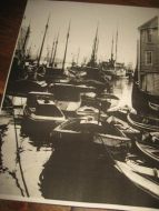 Bilde fra Ålesund på tidleg 1900 ca 21*30 cm stort pent i glass og ramme Dette er bilde nr 12