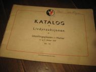 Katalog over Livdyrauksjonen på Utstillingsplassen - Hamar, 1959. 