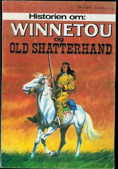 1975,nr 001, VINNETOU OG OLD SHATTERHAND.