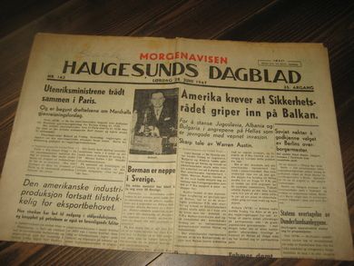 1947 nr 143 HAUGESUNDS DAGBLAD