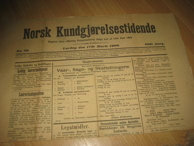 1906 nr 086 Norsk Kundgjørelestidende