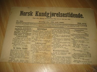 1908,nr 204, Norsk Kundgjørelsestidende.