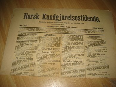 1908 nr 204 Norsk Kundgjørelsestidende