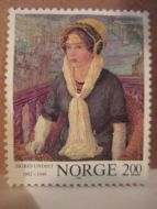 SIGRID UNDSET 1882-1949.  1982.  Kr 2.00