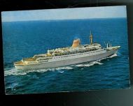 m/s sagafjord, stempla 14.6.66.