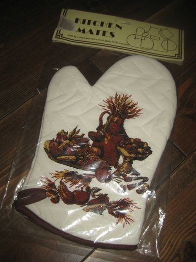 Til bruk på kjøkkenet uåpna hanske 80 tallet