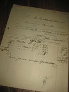 Faktura fra DRAMMEN TRESKOFABRIK DRAMMEN 4 4 1921
