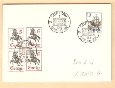 1968 13 1 GØTEBORG GFF 50 ÅR