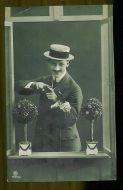 Gammelt postkort fra tidleg 1900