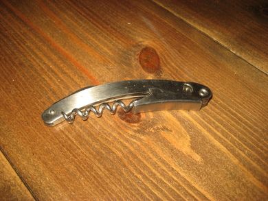 Rasp flaskeåpner og korketrekker rustfritt stål