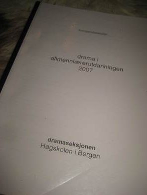 KOMPENDIETEKSTER DRAMA I ALMENLÆRERUTDANNINGEN 2007