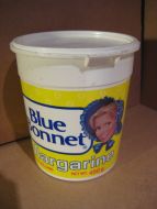 Blue Bonnet Margarine, tom boks fra 60 tallet, Holland.