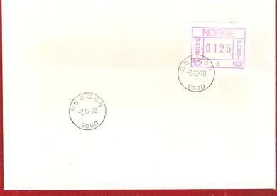 1978 stempla BERGEN 2 12 78