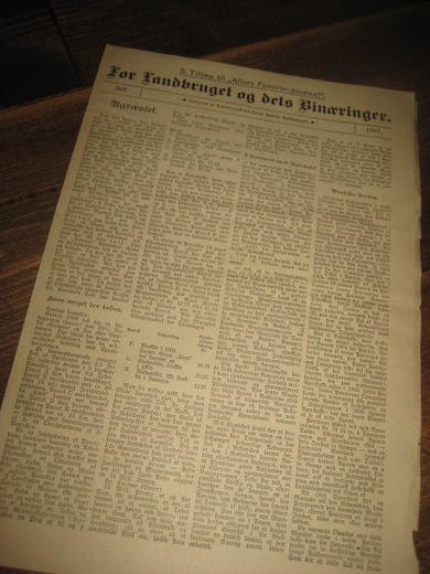 1907,juli, For Landbruget og dets Binæringer.