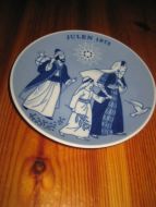 1975 JULEPLATTE fra Porsgrunn Jesus på vei til tempelet