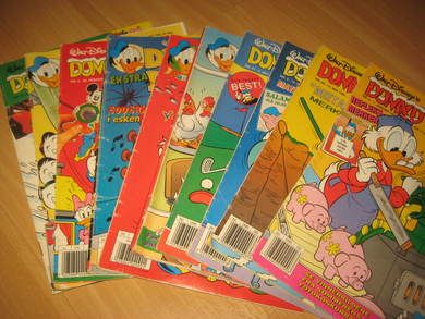 Lot med 10 Donald blader, 90 tallet, dette er lot nr 7