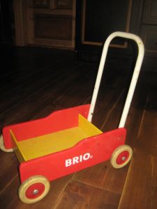 BRIO dokkevogn, 60 tallet.