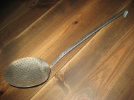 Triangel fiskespade i aluminium ca 39 cm lang