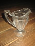 Gammel mugge i pressglass, 30-40 tallet.