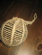 Nostalgisk og pen gammel kavlkule brukt ved garnfiske i gamle dager Lys grønn Merka M