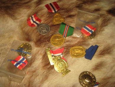 Lot med eldre medaljer selges samla