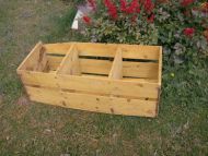 Gammel trekasse brukt til transport av appelsiner