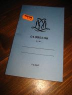 Ubrukt GLOSEBOK 80 tallet